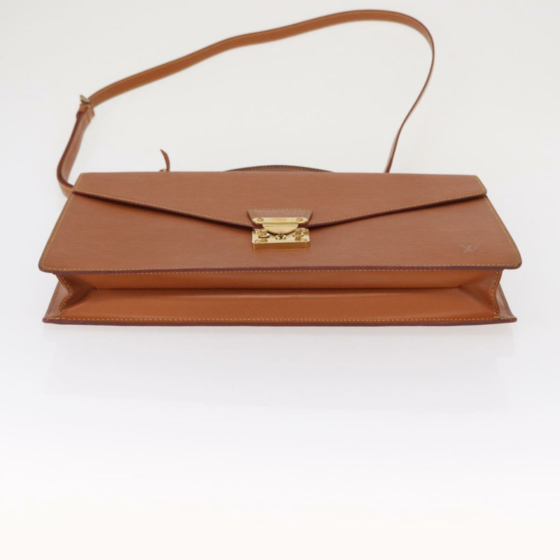 【日本直送】路易威登 Epi Porte Documents Bandouliere 棕色 M54468 Auth ep12652-4