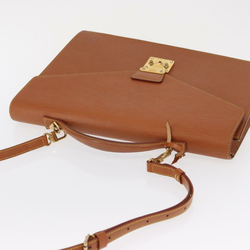 【日本直送】路易威登 Epi Porte Documents Bandouliere 棕色 M54468 Auth ep12652-5