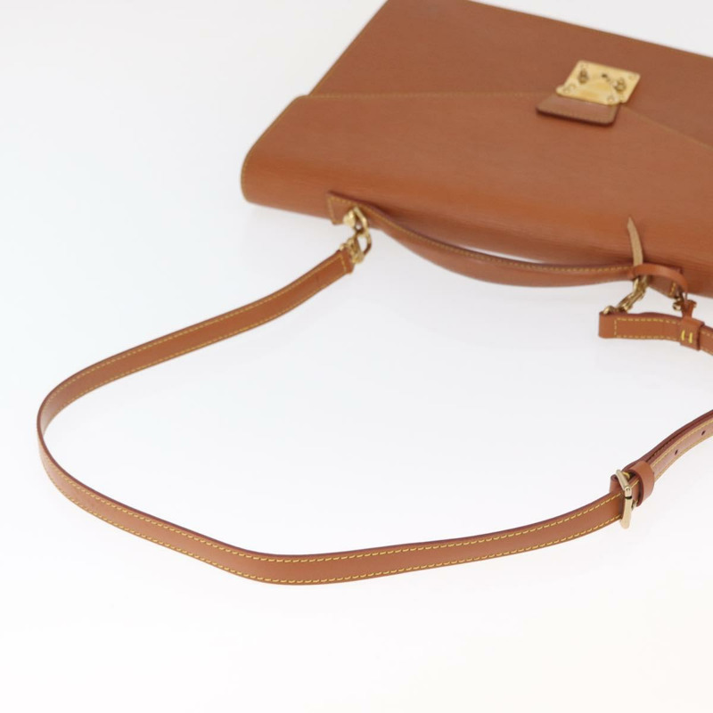 【日本直送】路易威登 Epi Porte Documents Bandouliere 棕色 M54468 Auth ep12652-7
