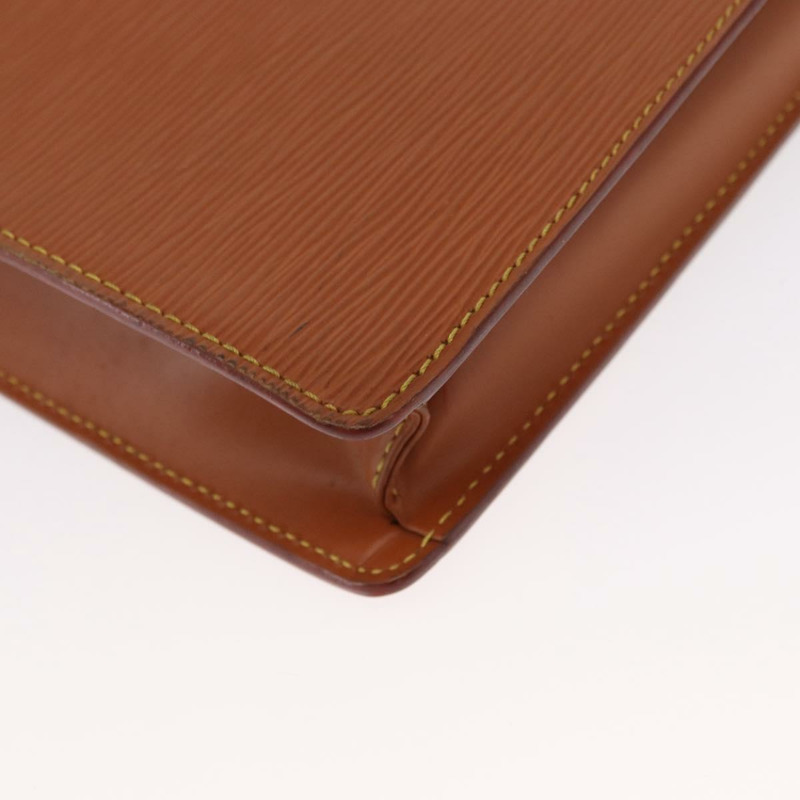 【日本直送】路易威登 Epi Porte Documents Bandouliere 棕色 M54468 Auth ep12652-15