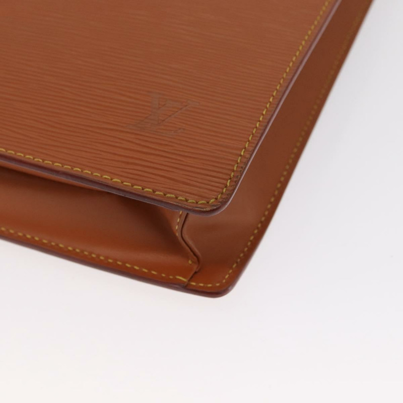 【日本直送】路易威登 Epi Porte Documents Bandouliere 棕色 M54468 Auth ep12652-16