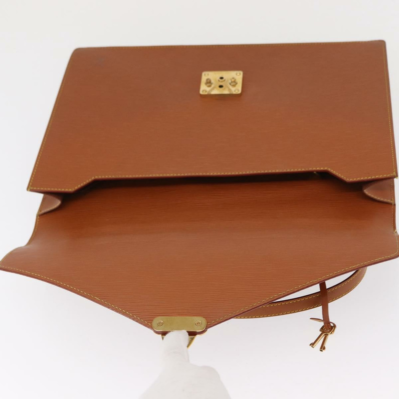 【日本直送】路易威登 Epi Porte Documents Bandouliere 棕色 M54468 Auth ep12652-20