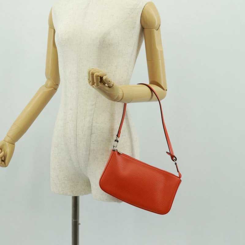 【日本直送】路易威登 Epi Pochette Accessoires 配件袋 Pimon LV 正品 163702V-21