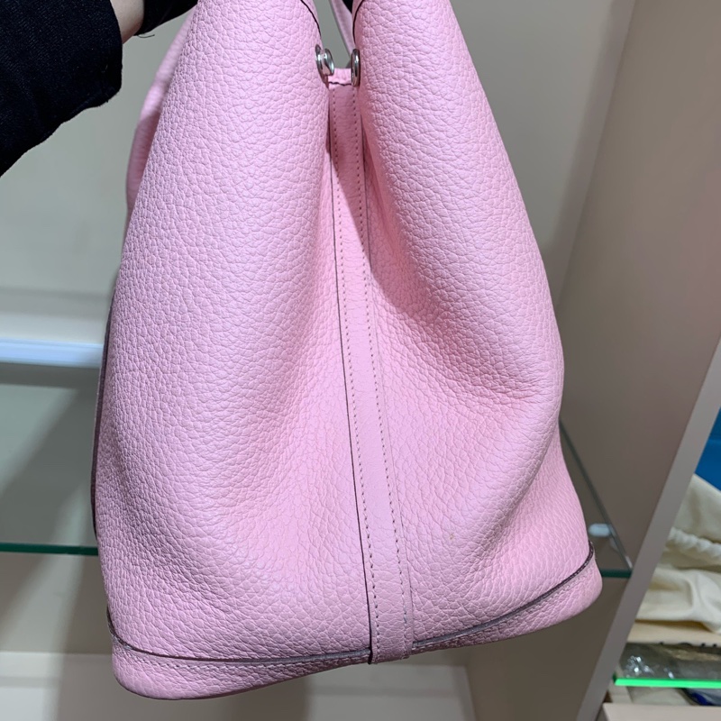 Hermes 愛馬仕 Garden Party 36 花園包 粉色 T刻 無附件-2