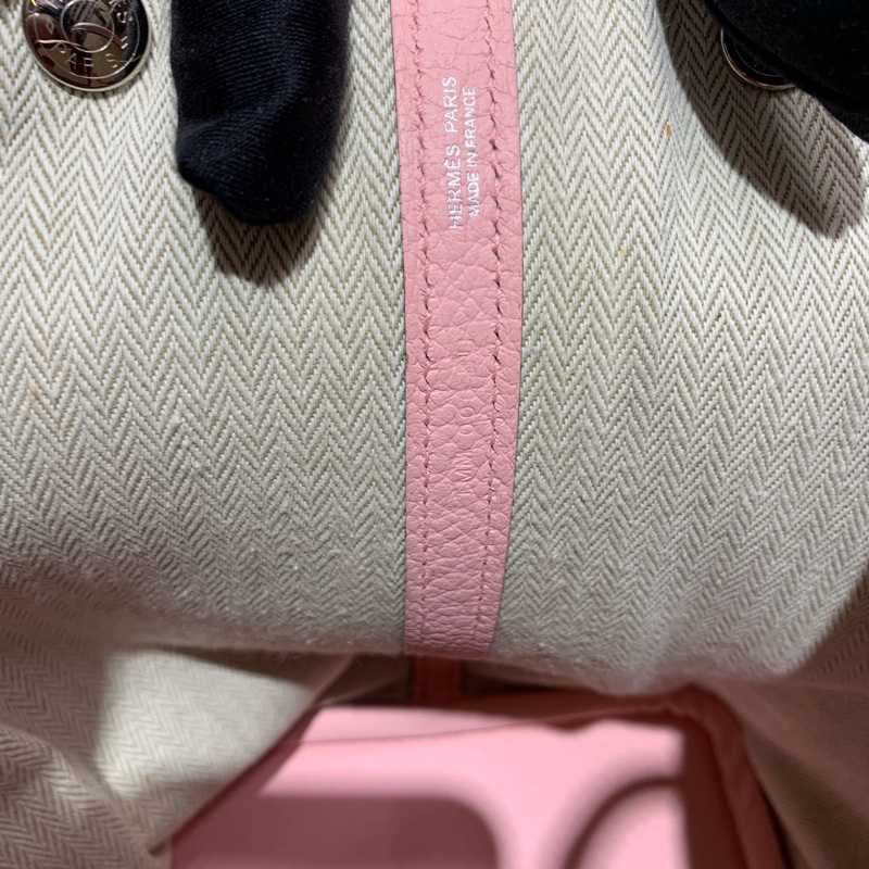Hermes 愛馬仕 Garden Party 36 花園包 粉色 T刻 無附件-7