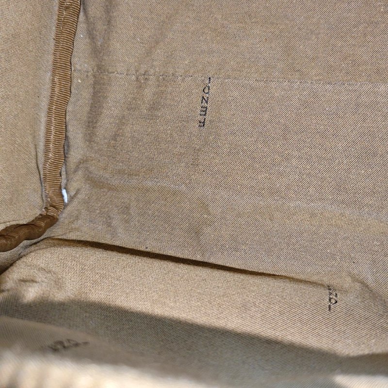 FENDI金色塗層帆布雙F手提包金色五金-12