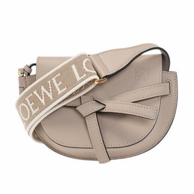 Loewe 女士 Mini Gate Dual斜挎包均碼碼MINI、21cm*9.5cm*12.5cm-1