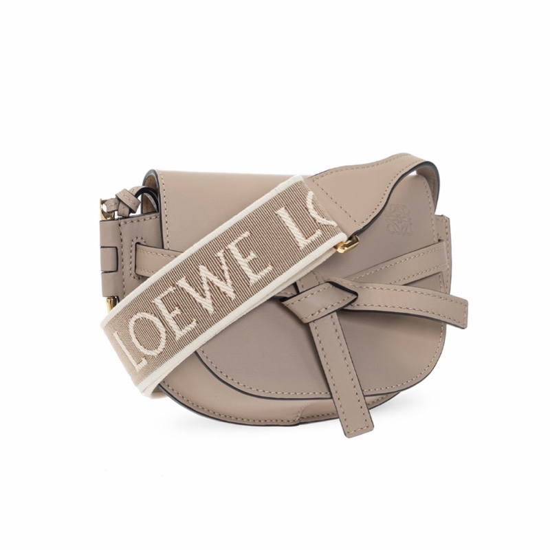 Loewe 女士 Mini Gate Dual斜挎包均碼碼MINI、21cm*9.5cm*12.5cm-3