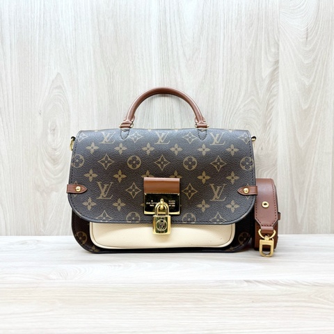 LV原花白鎖頭Vaugirard手提斜背包M44354