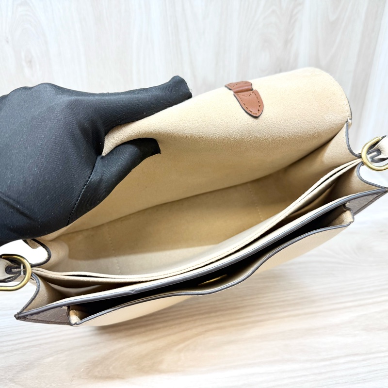 LV原花白鎖頭Vaugirard手提斜背包M44354-7