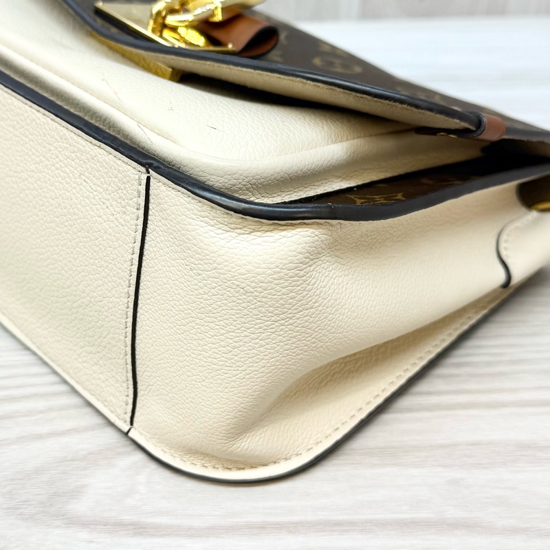 LV原花白鎖頭Vaugirard手提斜背包M44354-17