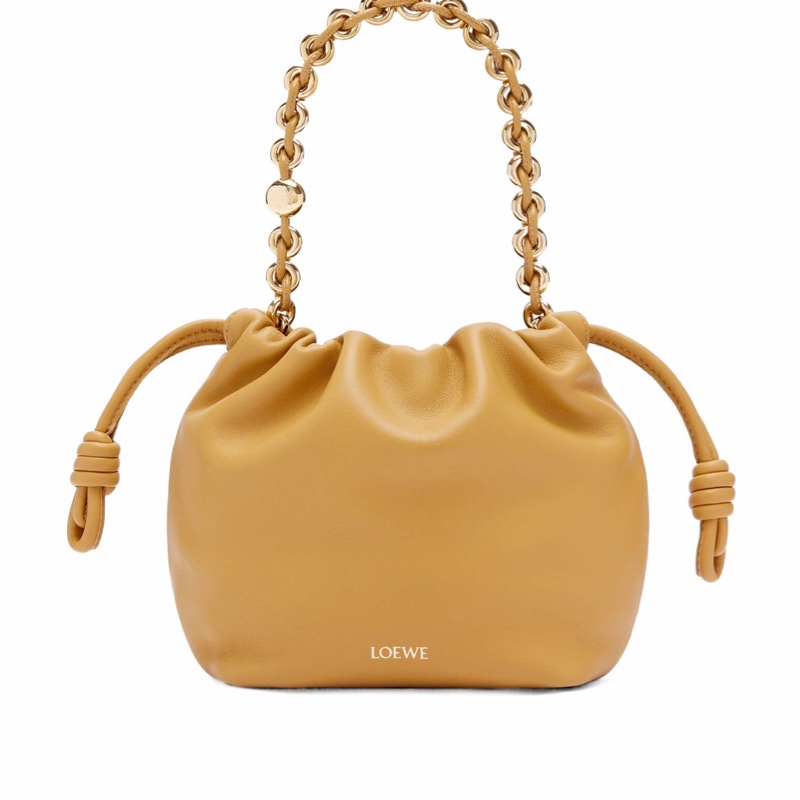 Loewe 女士 褶皺抽繩單肩包均碼碼MINI、23cm*5.5cm*17cm-0