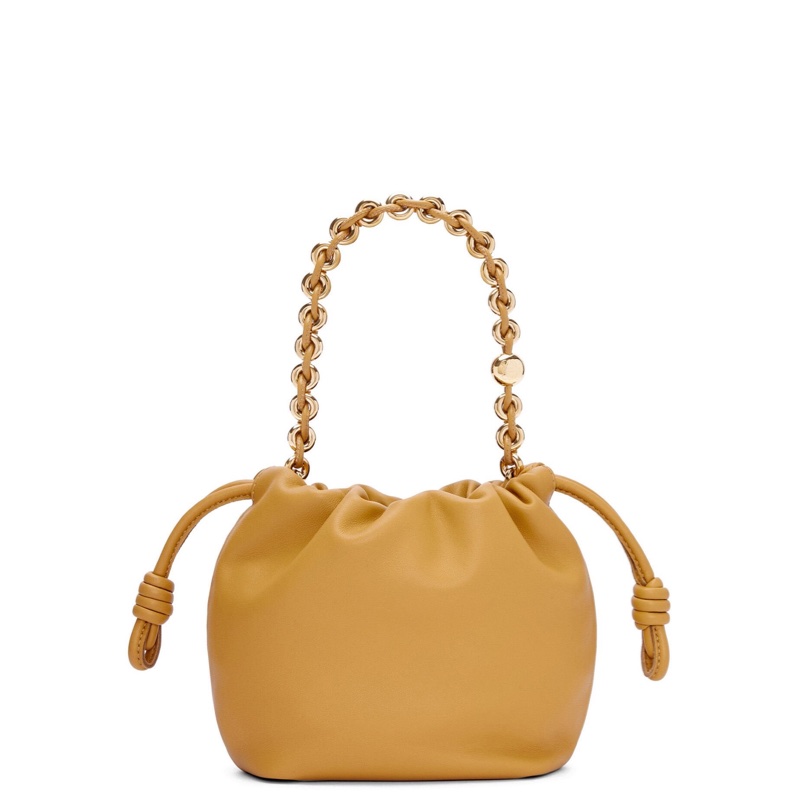 Loewe 女士 褶皺抽繩單肩包均碼碼MINI、23cm*5.5cm*17cm-2