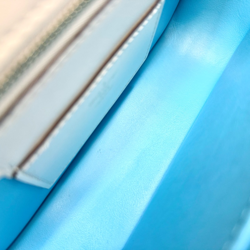 LV米白牛皮金釦下蓋Pont9 PM斜背包M55950-9