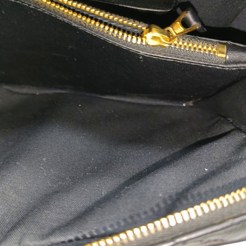 BALENCIAGA Camera黑色牛皮絎縫提花單肩包斜挎包銀色五金-6