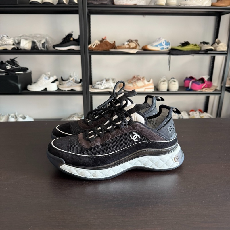 Chanel香奈兒黑色氣墊運動鞋 size：41碼-0