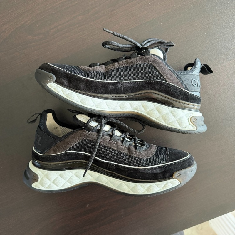 Chanel香奈兒黑色氣墊運動鞋 size：41碼-4