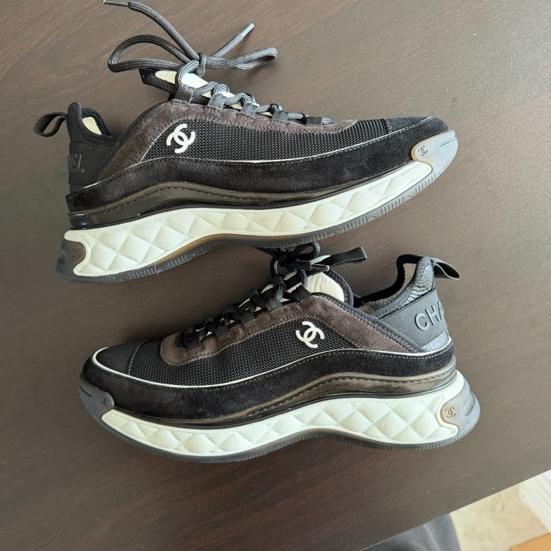 Chanel香奈兒黑色氣墊運動鞋 size：41碼-5