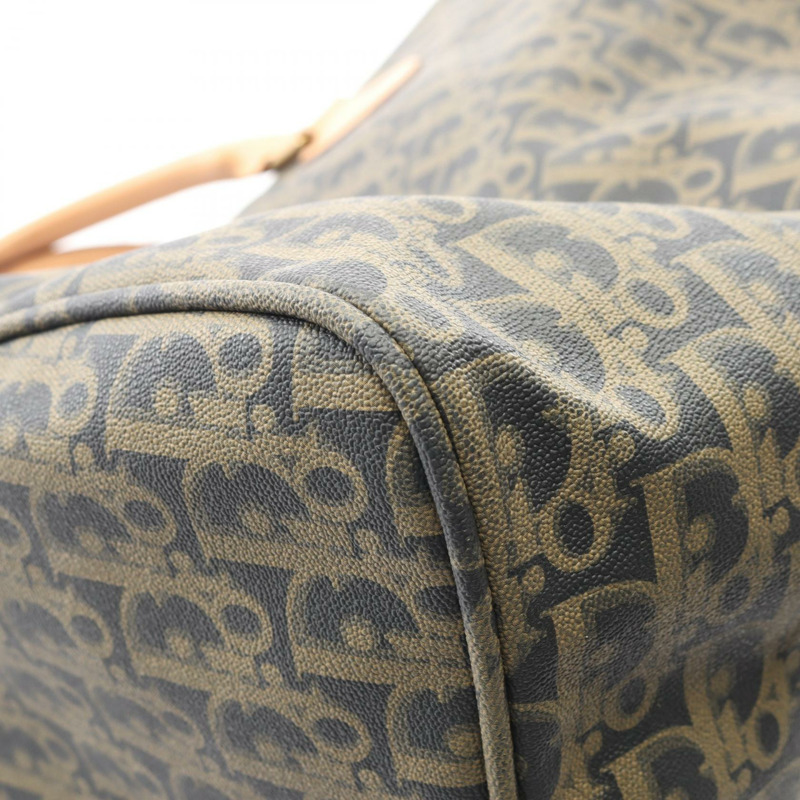 Christian Dior Trotter 手提包，帆布皮革，卡其色、海軍藍、米色，二手女款-5