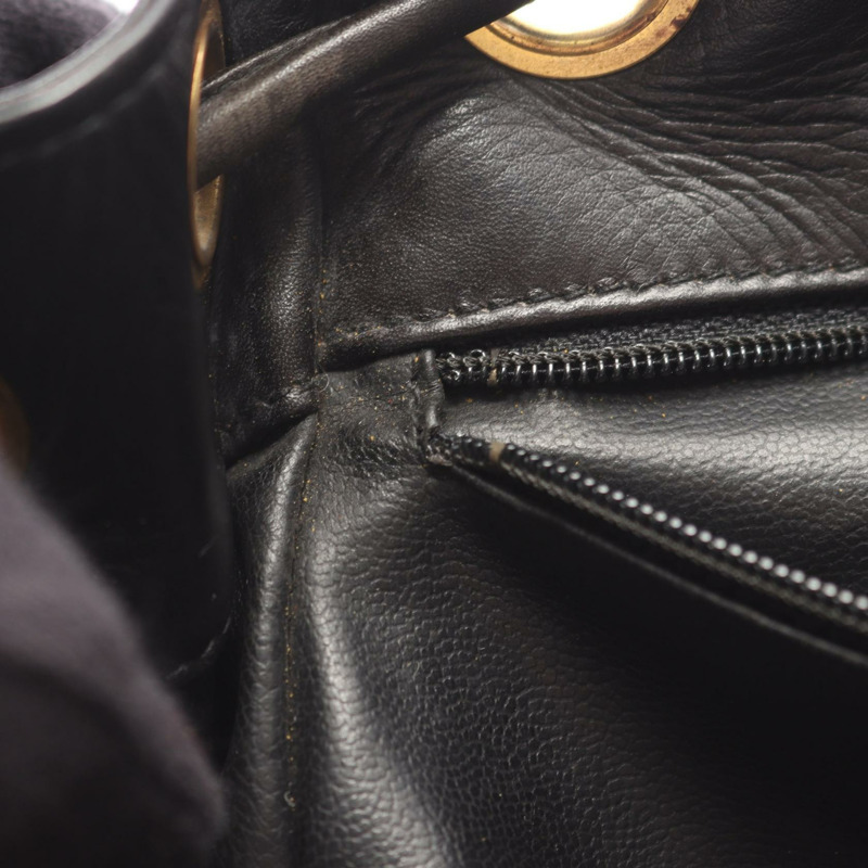 香奈兒雙肩包，羊皮材質，灰色/黑色，二手女款-10