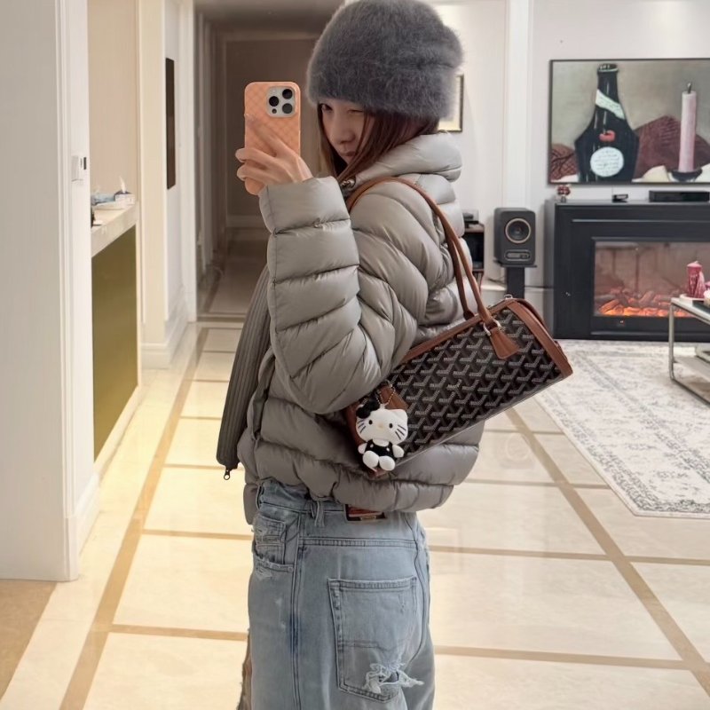 GOYARD Bonbonniere法棍包 - 棕-11