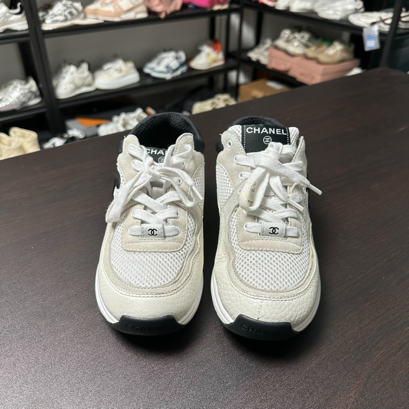 Chanel香奈兒黑白熊貓運動鞋 size：36.5碼-1