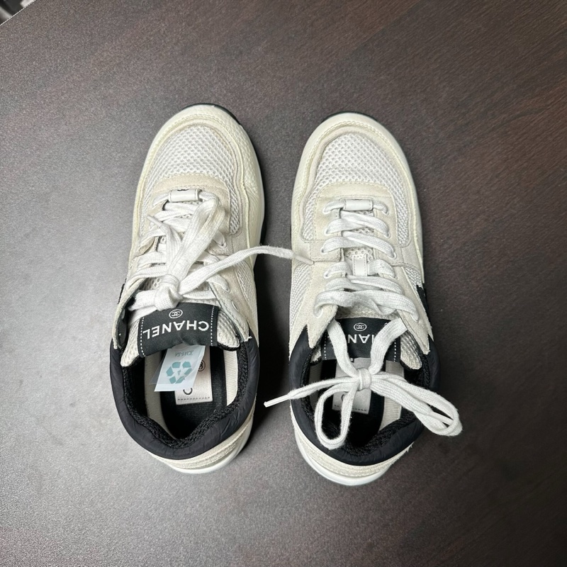 Chanel香奈兒黑白熊貓運動鞋 size：36.5碼-5