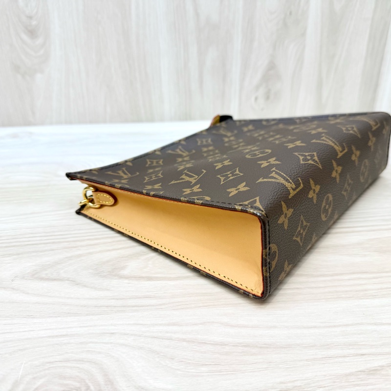 LV原花一字拉Toiltry Pouch On Chain肩背包M81412-10