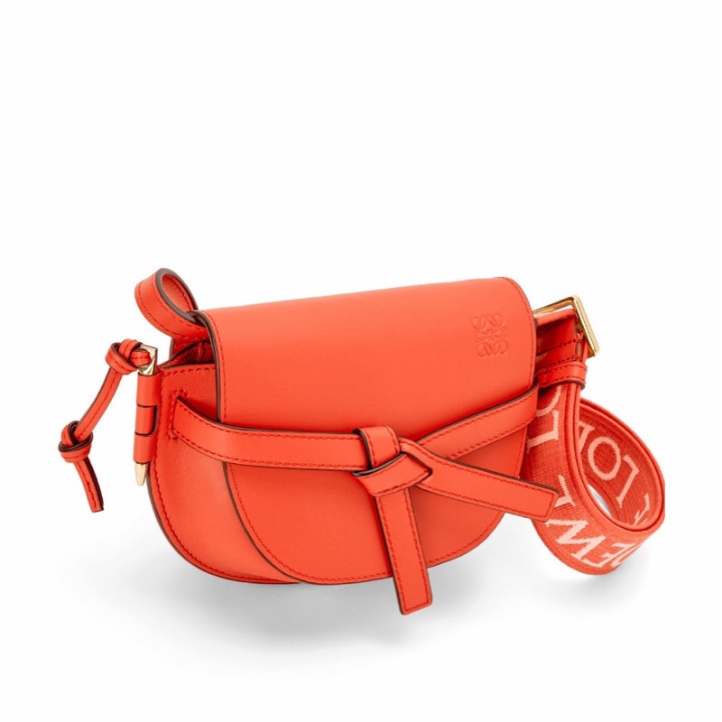 Loewe 女士 迷你Gate Dual 徽標單肩包均碼碼MINI、21cm*9.5cm*12.5cm-0