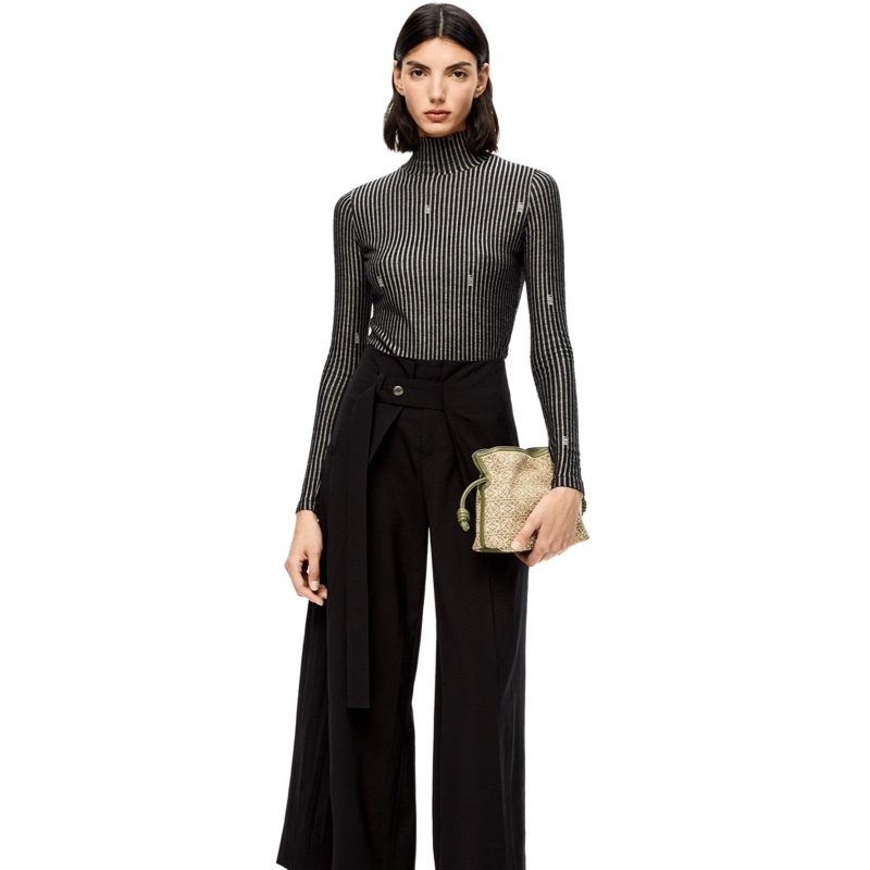 Loewe 女士 Anagram提花單肩包均碼碼常規、27×7×18CM-5