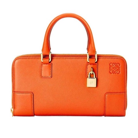 Loewe 女士 Amazona 拉鍊單肩包均碼碼MINI、19.5 X 2.3 X 10.5 CM