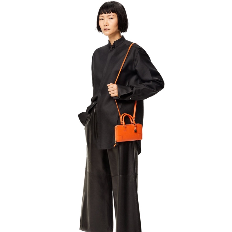 Loewe 女士 Amazona 拉鍊單肩包均碼碼MINI、19.5 X 2.3 X 10.5 CM-7