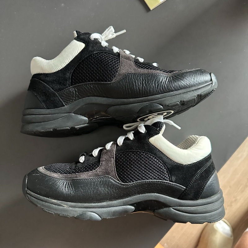 Chanel黑白熊貓雙c運動鞋 size：41 碼-4