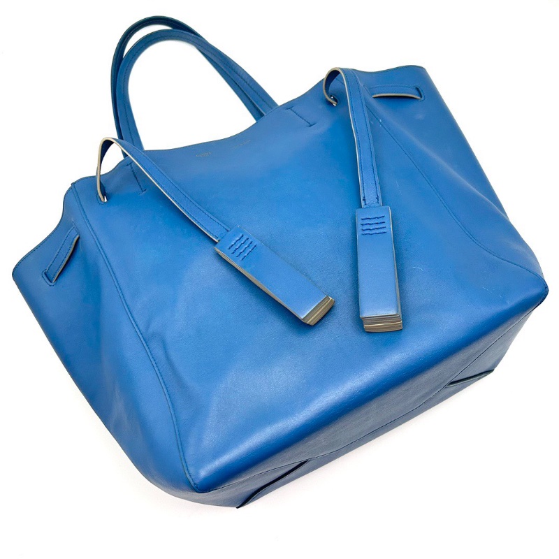 CELINE 藍色CabasPhantom抽繩托特27*29*17 98新配件塵袋-3