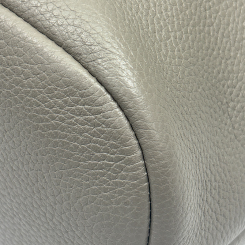 灰色 牛皮 水桶包 兩用包【PRADA 普拉達】 1BE072-8