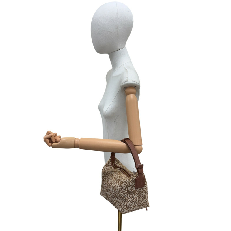 棕色 Anagram 帆布 Cubi Bag 【LOEWE 羅威】 A906K75X06-8