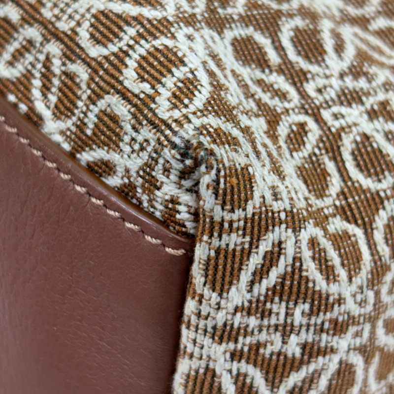 棕色 Anagram 帆布 Cubi Bag 【LOEWE 羅威】 A906K75X06-13