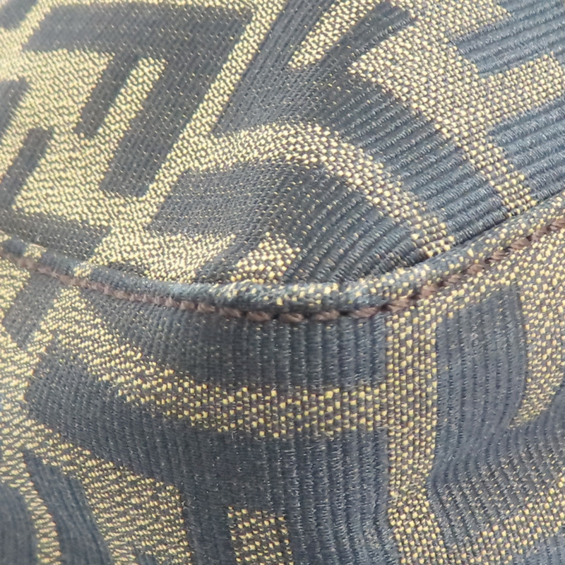 棕色 Zucca帆布 肩背包【FENDI 芬迪】 0915885992-12
