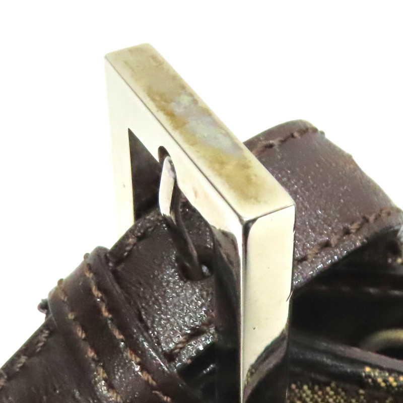 棕色 Zucca帆布 肩背包【FENDI 芬迪】 0915885992-17