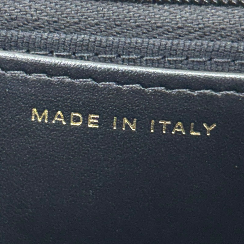 黑色 菱格紋牛皮 Top Handle WOC 兩用包 金釦 【CHANEL 香奈兒】 AP2804-7