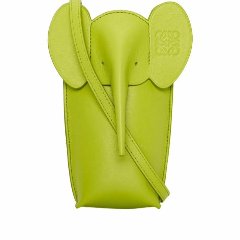 Loewe 女士 小牛皮大象迷你包均碼碼8cm*4cm*18cm-4