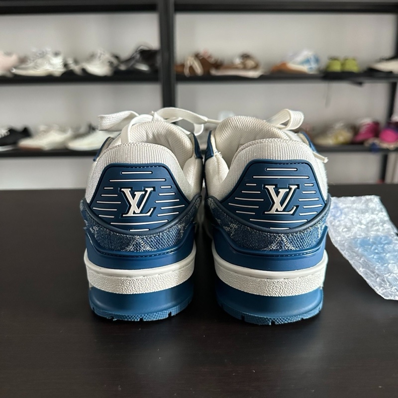 Louis Vuitton路易威登trainer 白藍牛仔板鞋 35.5碼-2
