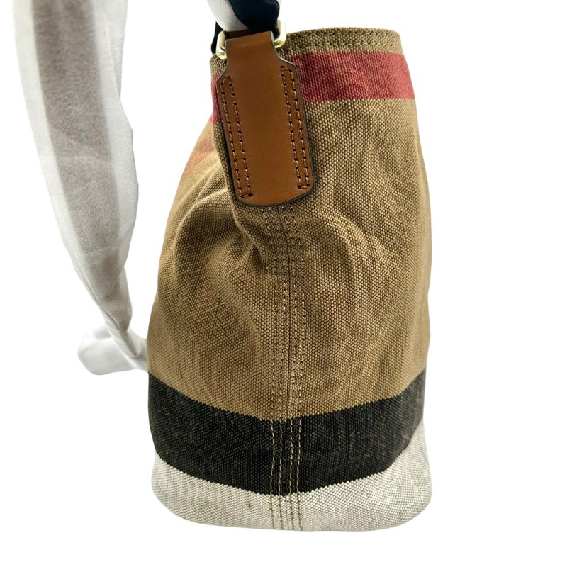 【美收精品】Burberry 帆布水桶包 C-158【隔月月中將轉賣至日本 上架期限30天】-2