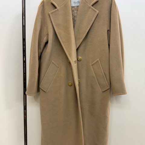 Max mara 麥絲瑪拉 101801 駝色羊毛大衣 34碼150/76A