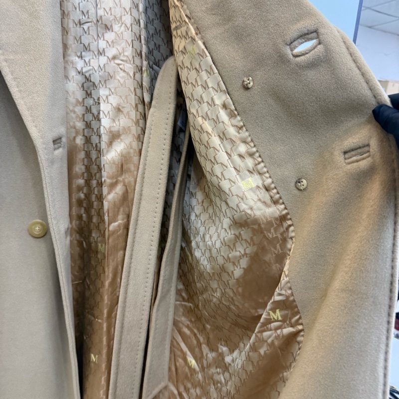 Max mara 麥絲瑪拉 101801 駝色羊毛大衣 34碼150/76A-3