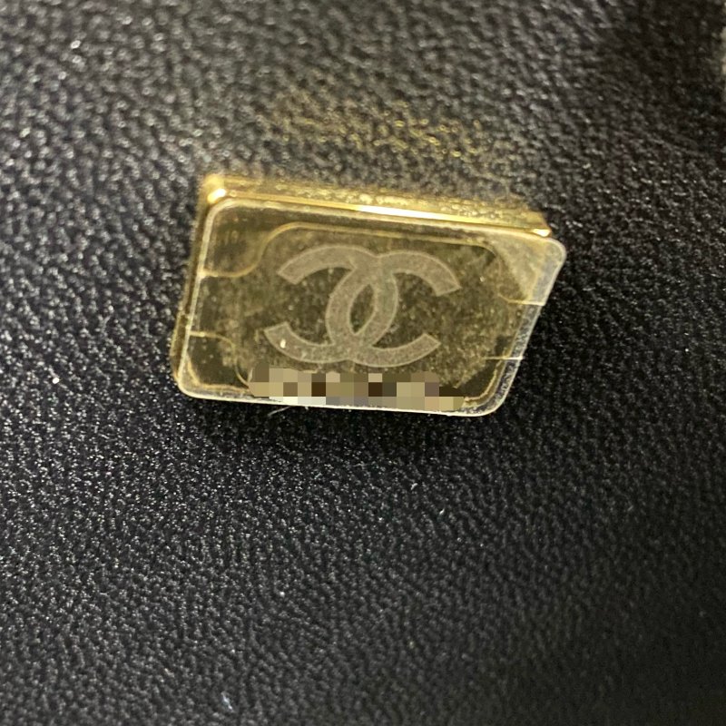 △ Chanel 香奈兒 20CM Black Caviar Skin Gold Tone Metal Boy Chain Shoulder Bag 黑色粒紋小牛皮金色金屬鎖鏈肩背袋 - 257027150-18