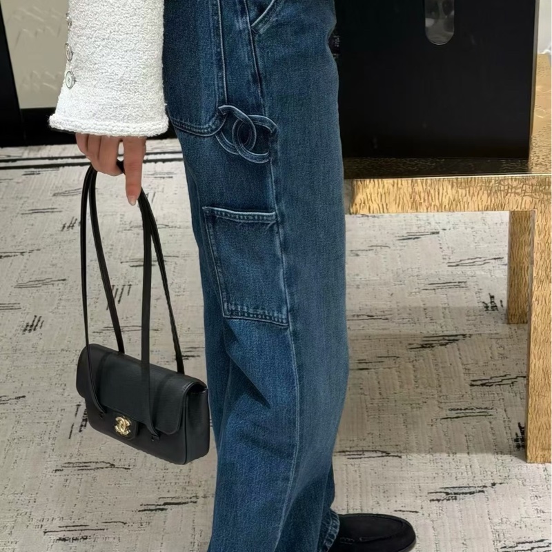 Chanel 26P 牛仔褲 Jennie同款 34 最難找的尺寸-0