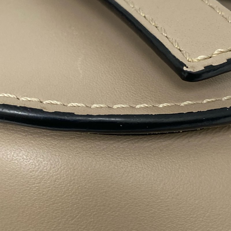 △ Loewe 羅意威 Mini Gate Beige Calfskin Shoulder Bag 淺褐色小牛皮肩背袋 -257027906-9