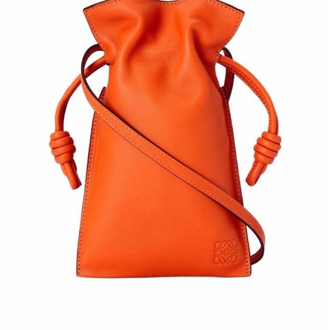 Loewe 女士 Flamenco 單肩包均碼碼小號、14.5cm*2cm*23cm