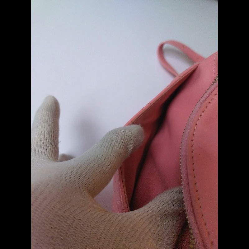 Chanel 粉色皮菱格腰包/胸口包-21